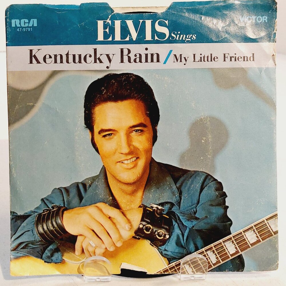 Elvis Presley - Kentucky Rain/My Little Friend (45 RPM, 1969 ) 47-9791